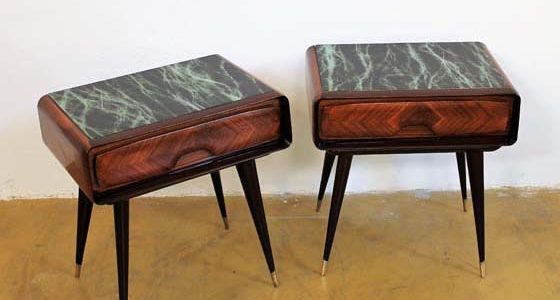 Pair of mid-century italian night tables designed by Vittorio Dassi