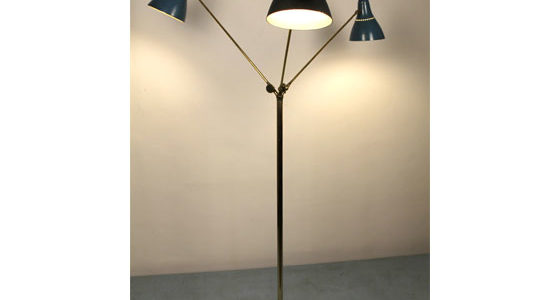 Stilnovo three lights floor lamp
